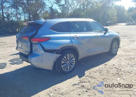 2020 Toyota Highlander Platinum from USA, damaged, VIN 5TDFZRBH2LS036099